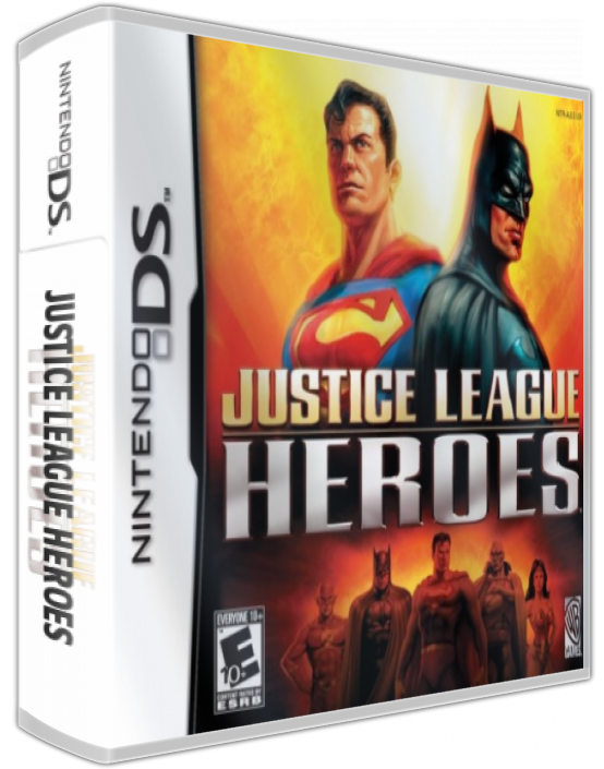Justice League Heroes — box-3D (US)