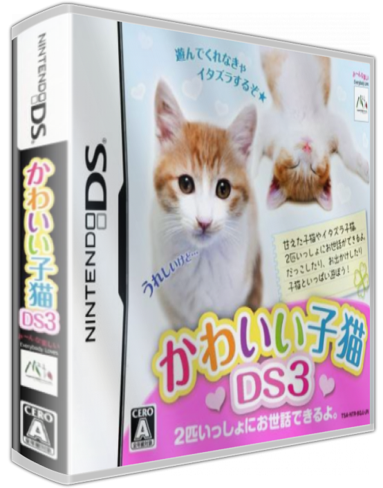 Kawaii Koneko Ds 3 — box-3D (JP)