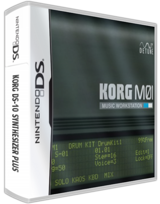 Korg M01 Music Workstation — box-3D (US)