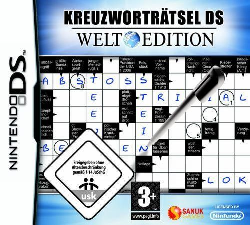 Kreuzwortraetsel Ds - Welt Edition box art