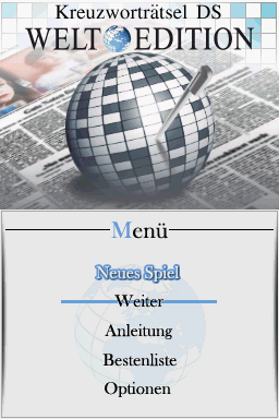 Kreuzwortraetsel Ds - Welt Edition — sstitle (WOR)