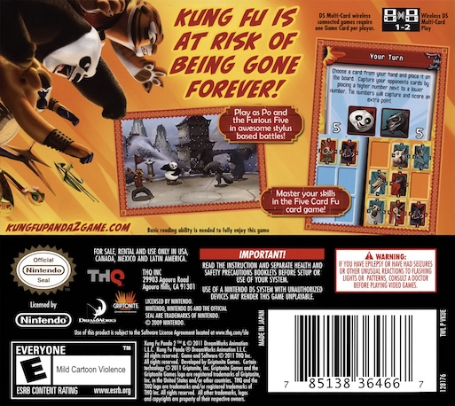Kung Fu Panda 2 — box-2D-back (US)