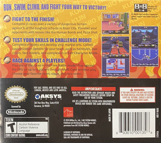 River City Super Sports Challenge — box-2D-back (US)