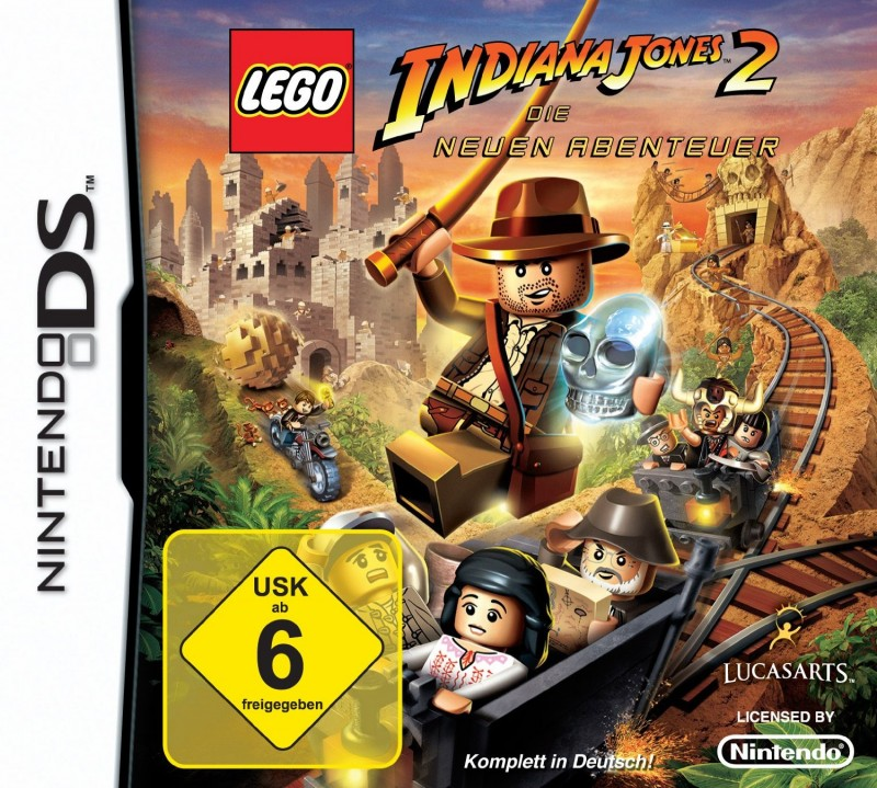 Lego Indiana Jones 2 - L'aventure Continue — box-2D (DE)