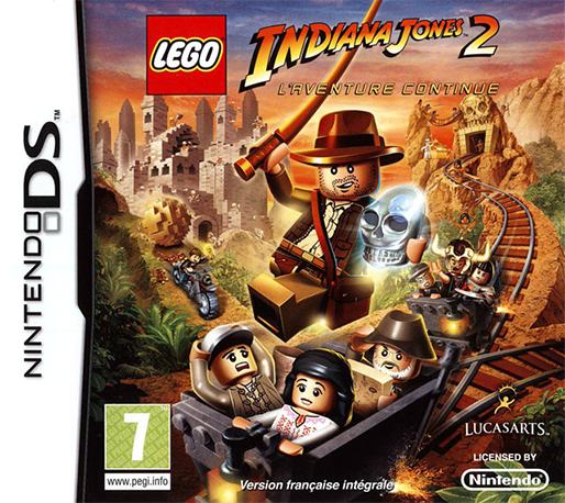 Lego Indiana Jones 2 - L'aventure Continue — box-2D (FR)