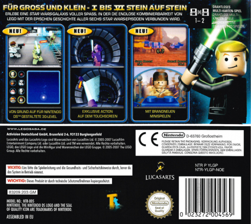 Lego Star Wars - La Saga Complète — box-2D-back (DE)
