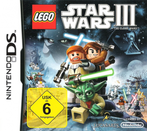 Lego Star Wars 3 - The Clone Wars — box-2D (DE)
