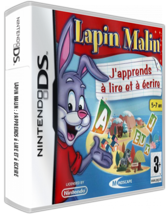 Lapin Malin - J'apprends À Lire Et À Ecrire — box-3D (FR)