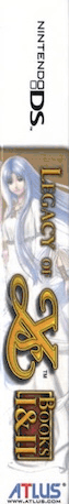 Legacy Of Ys - Books 1 And 2 — box-2D-side (US)