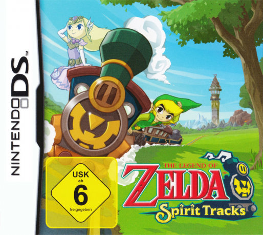 Legend Of Zelda - Spirit Tracks, The — box-2D (DE)