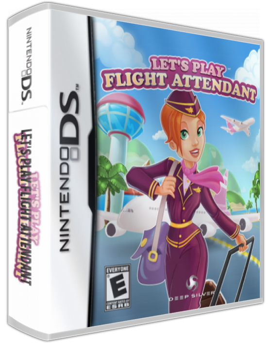 Let's Play Flight Attendant — box-3D (US)