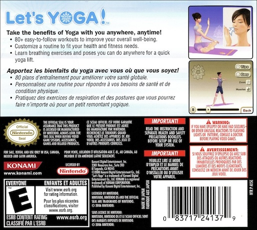 Let's Yoga ! — box-2D-back (US)