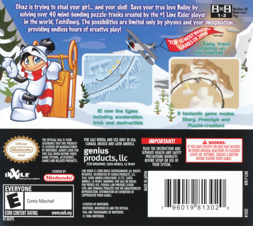 Line Rider Freestyle — box-2D-back (EU)