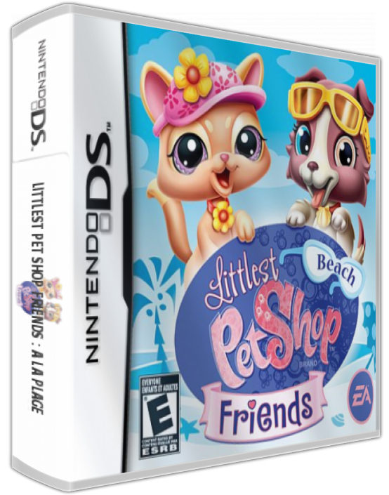 Littlest Pet Shop Friends - A La Plage — box-3D (US)