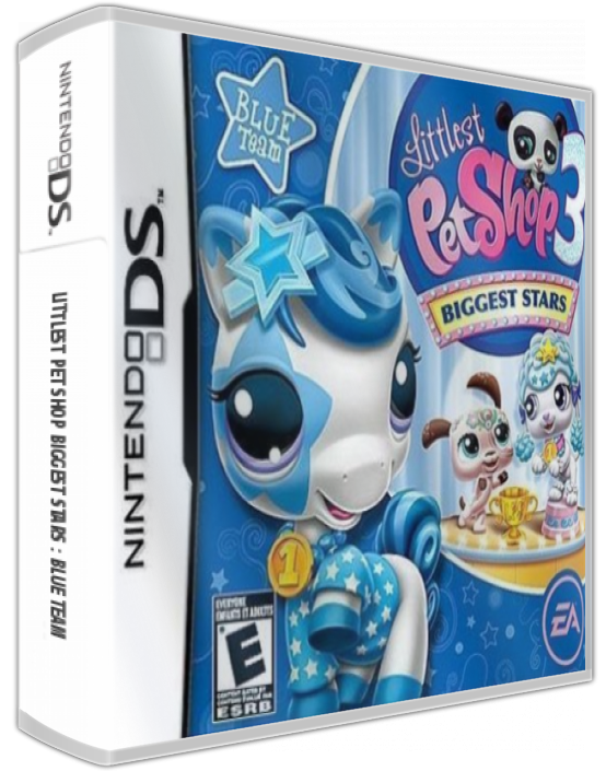 Littlest Pet Shop 3 Biggest Stars -  Blue team — box-3D (US)