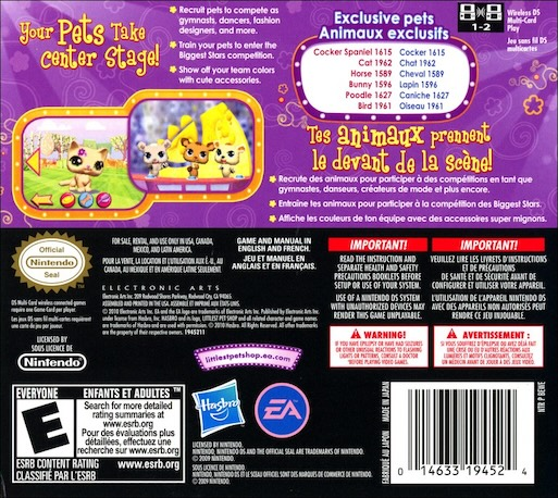Littlest Pet Shop Biggest Stars - Purple Team — box-2D-back (US)