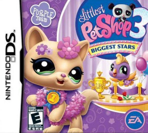 Littlest Pet Shop Biggest Stars - Purple Team box art