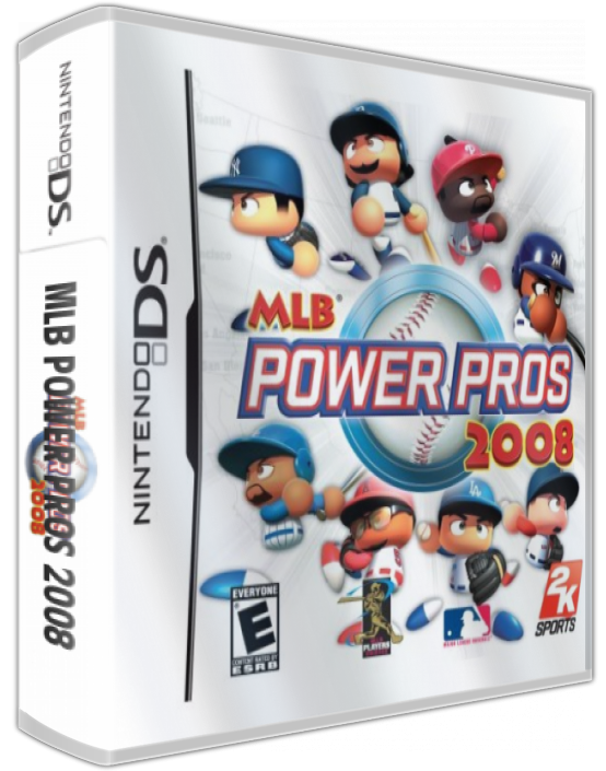 Mlb Power Pros 2008 — box-3D (US)