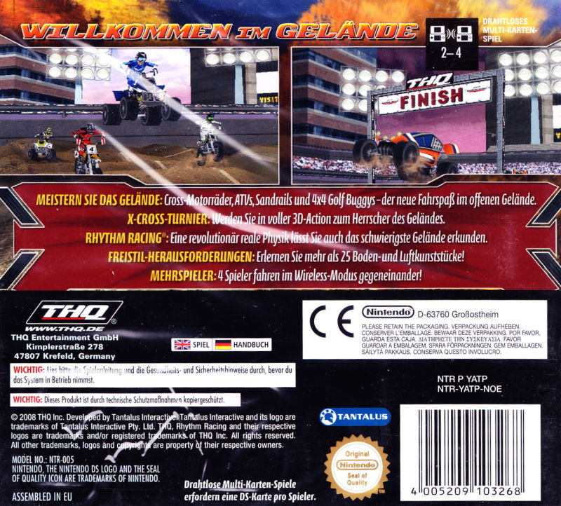 MX vs. ATV Untamed — box-2D-back (DE)