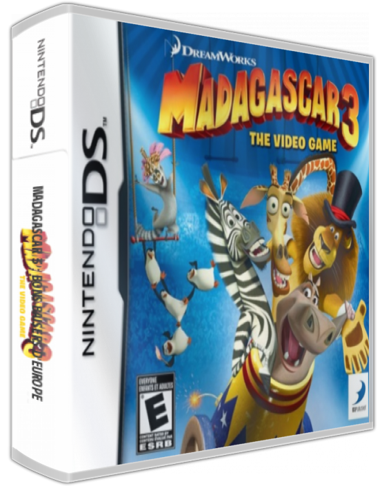 Madagascar 3 - Europe's Most Wanted — box-3D (US)