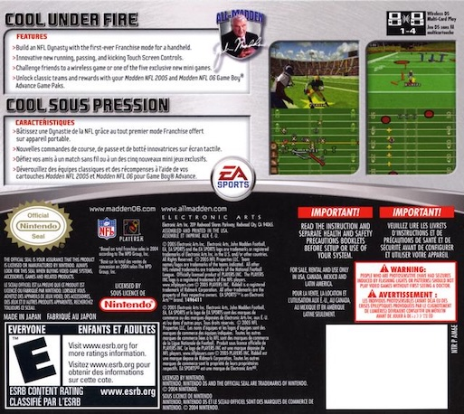 Madden NFL 06 — box-2D-back (US)