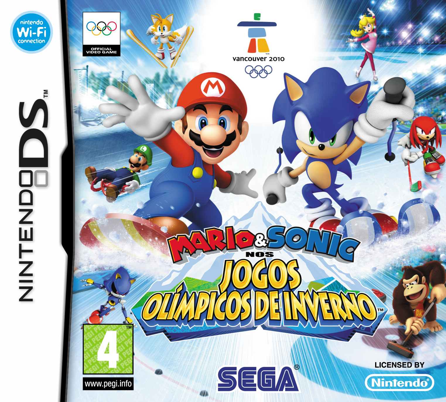 Mario & Sonic at the Olympic Winter Games — box-2D (PT)