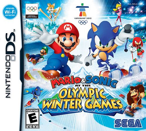 Mario & Sonic at the Olympic Winter Games box art