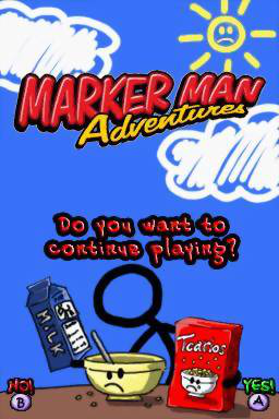 Marker Man Adventures — sstitle (WOR)