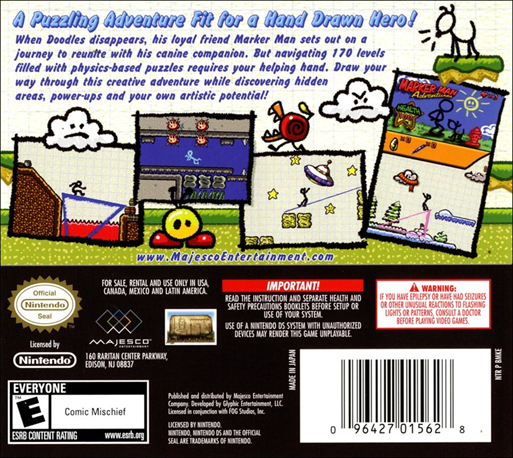 Marker Man Adventures — box-2D-back (US)