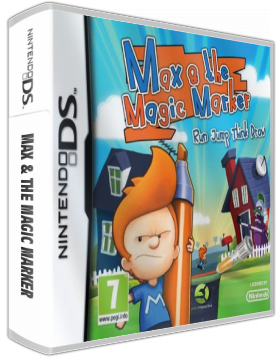 Max And The Magic Marker — box-3D (EU)