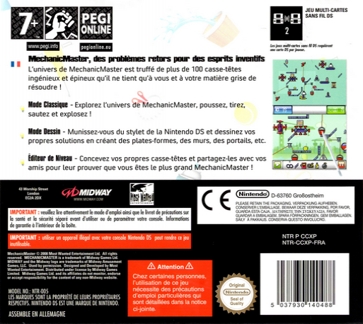 Mechanic Master — box-2D-back (EU)