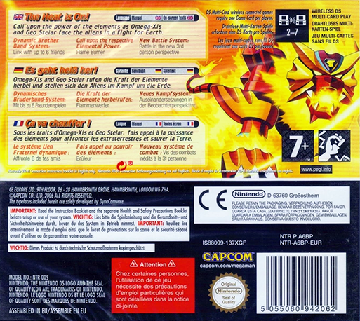 Mega Man Star Force Leo — box-2D-back (EU)
