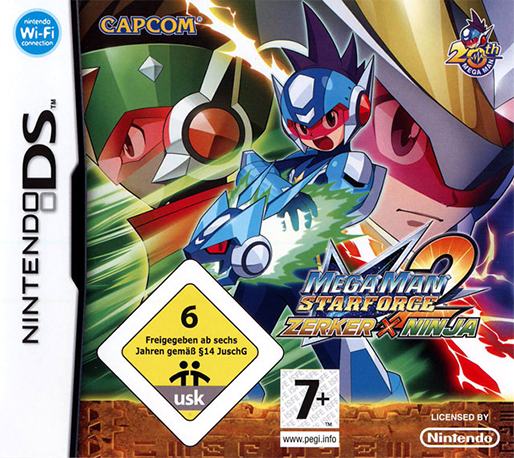 Mega Man Star Force 2 - Zerker X Ninja — box-2D (EU)