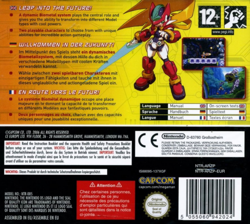 Mega Man Zx — box-2D-back (EU)