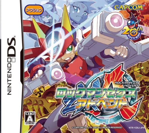 Mega Man Zx Advent — box-2D (JP)