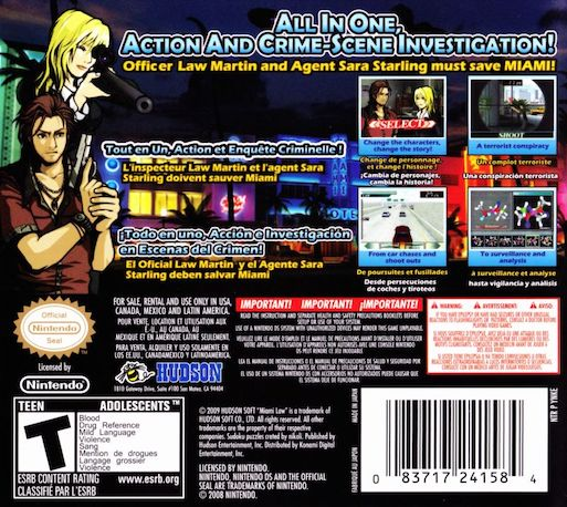 Miami Law — box-2D-back (US)