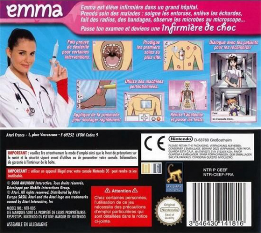 Emma Infirmière De Choc — box-2D-back (FR)