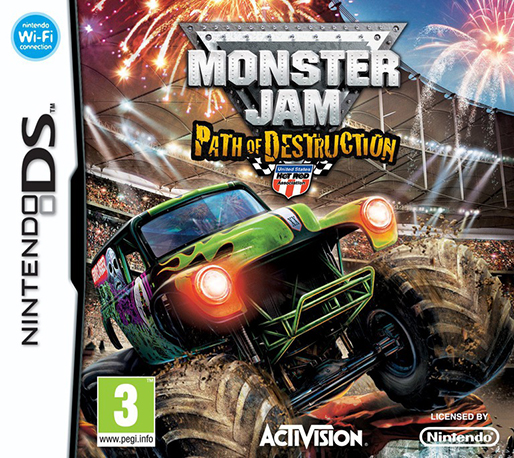 Monster Jam - Path Of Destruction — box-2D (EU)