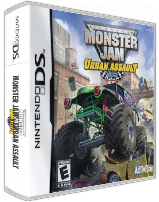 Monster Jam - Urban Assault — box-3D (US)