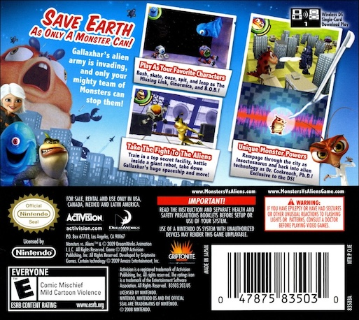 Monsters Vs Aliens — box-2D-back (US)