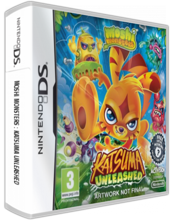 Moshi Monsters - Katsuma Unleashed — box-3D (EU)