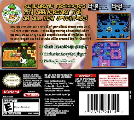 My Frogger Toy Trials — box-2D-back (US)