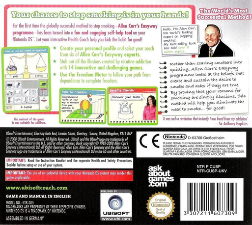 My Stop Smoking Coach With Allen Carr Easyway - Quit For Good — box-2D-back (EU)