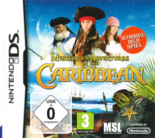 Mysterious Adventures in the Caribbean — box-2D (DE)