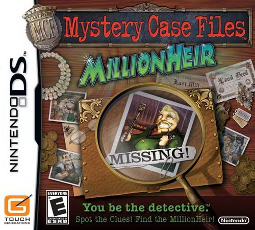 Mystery Case Files - Millionheir box art