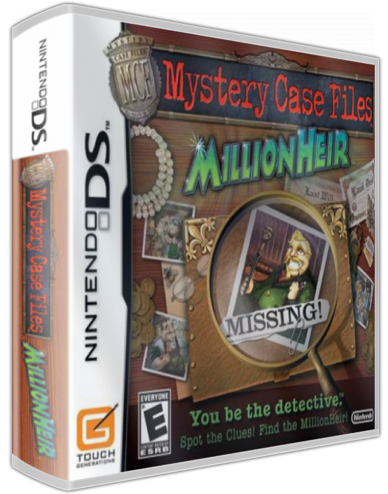 Mystery Case Files - Millionheir — box-3D (US)