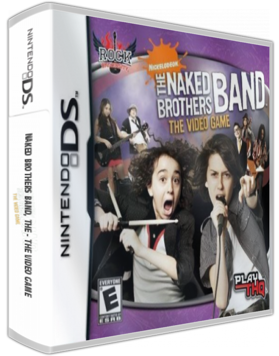 The Naked Brothers Band - The Video Game — box-3D (US)
