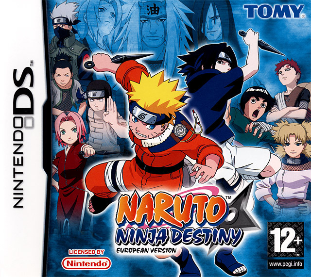 Naruto - Ninja Destiny — box-2D (EU)