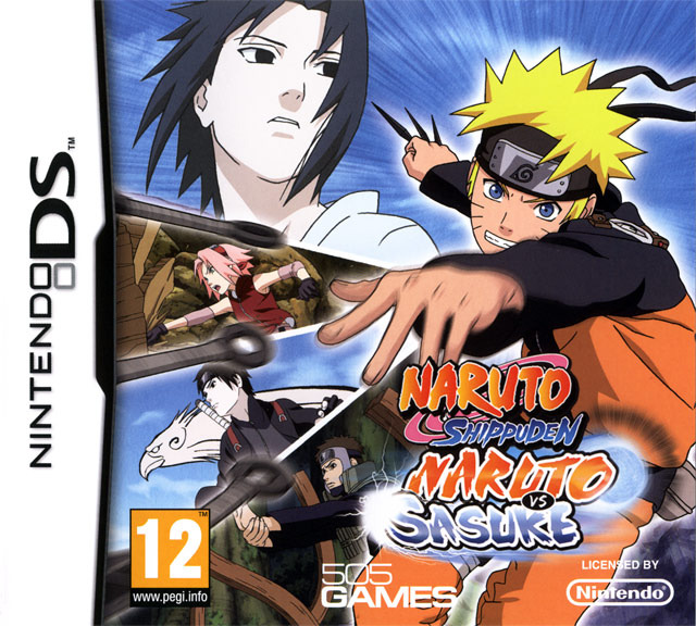 Naruto Shippuden - Naruto Vs Sasuke — box-2D (EU)