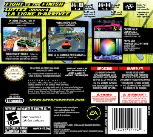Need For Speed Nitro — box-2D-back (US)